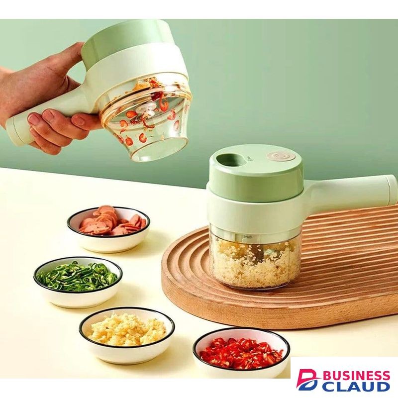 Manual electric food chopper
