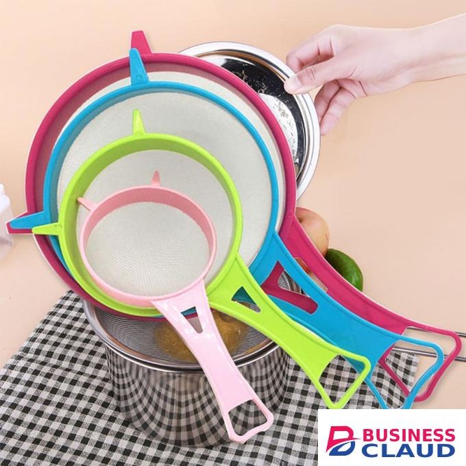 Multi-purpose Plastic Strainer Sieve "Kichungi" - 3 Pc