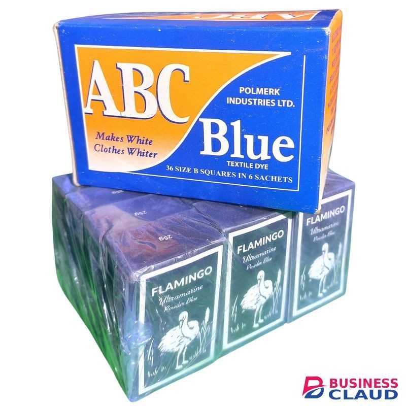 ABC ULTRAMARINE LAUNDRY BLUE 6×6 + FLAMINGO 50g×12