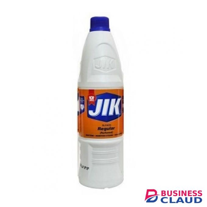 Jik Regular Bleach 750ml Original Laundry Whitener & Household Disinfectant Removes Stains & Kills Germs