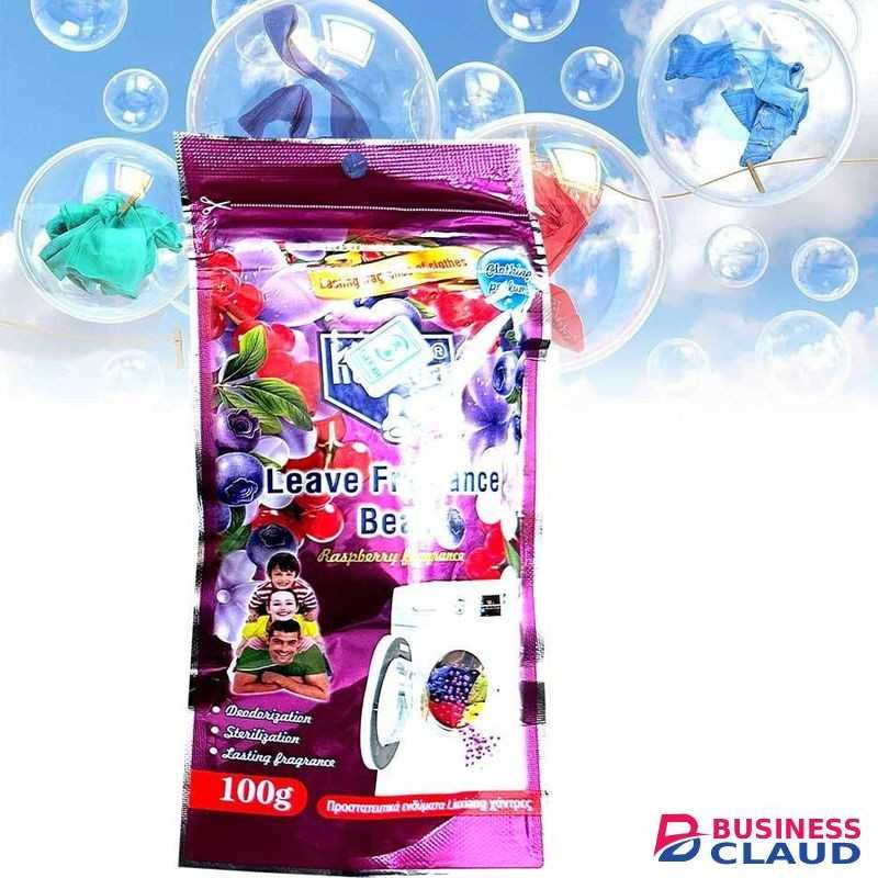 KUAKUA Raspberry Leave Fragrance Bead - Long-Lasting Freshness for Laundry 100g Scented Beads for Clothes, Odor Removal & Fresh Fragrance Booster Detergent Use Perfume Care Wearing Diffuser Clothes