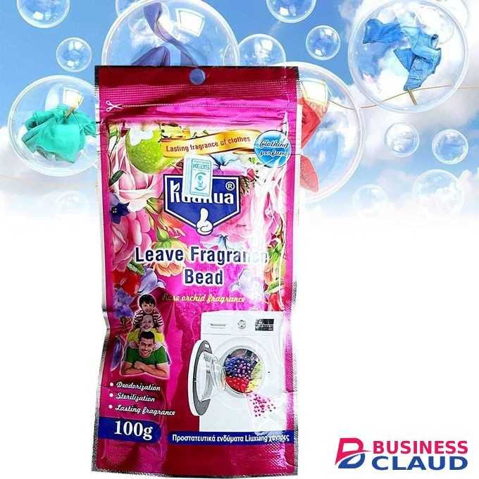 KUAKUA Rose Orchid Leave Fragrance Bead - Long-Lasting Freshness for Laundry 100g Scented Beads for Clothes, Odor Removal & Fresh Fragrance Booster Detergent Use Perfume Care Wearing Diffuser Clothes