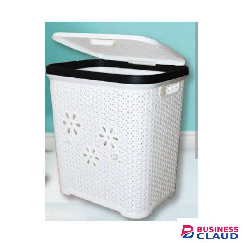 Kenstar Plastic Laundry Basket With A Lid