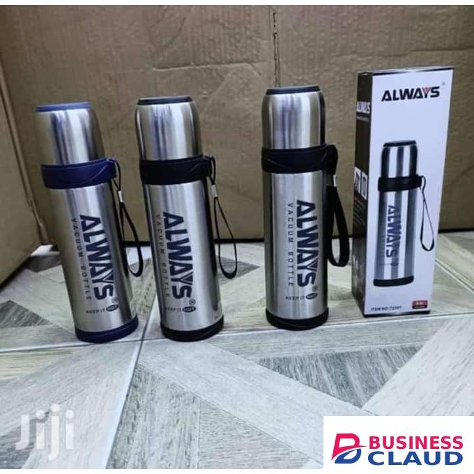 Always 500ml Stainless Steel Vacuum Flask Bottle with Strap