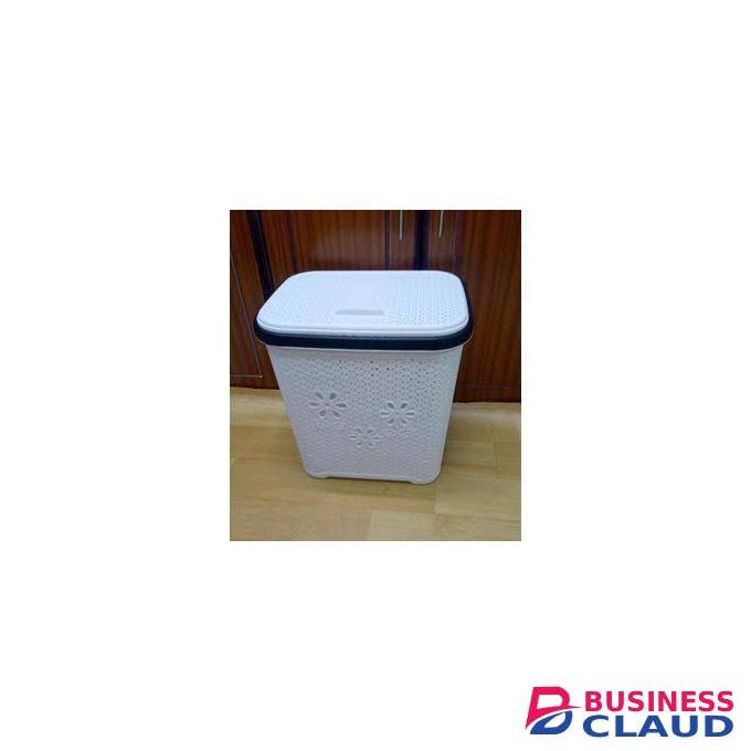 Plastic Laundry Basket With A Lid