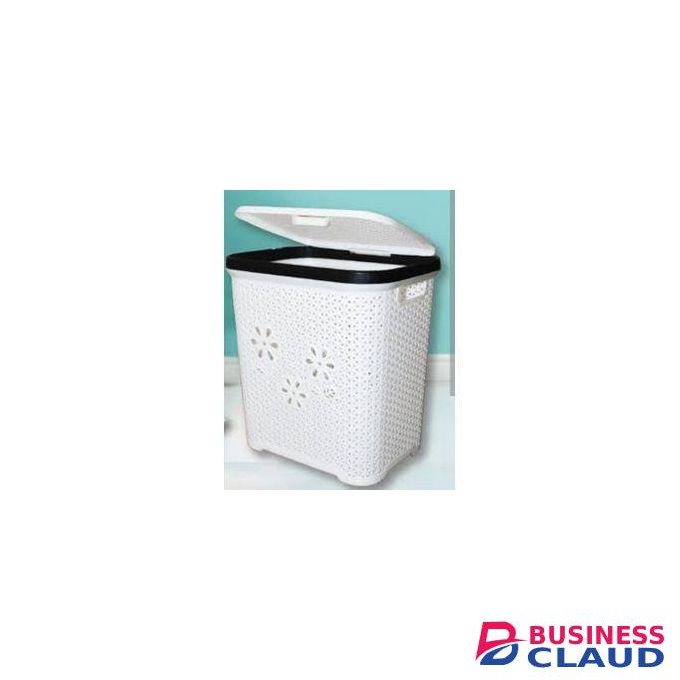 Plastic Laundry Basket With A Lid
