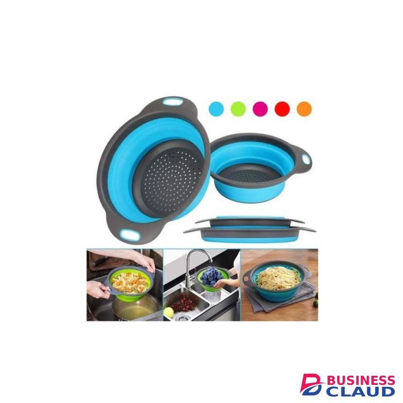 Collapsible Silicone Wash Drainer/Colander