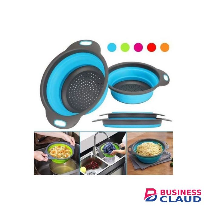 Collapsible Silicone Wash Drainer/Colander