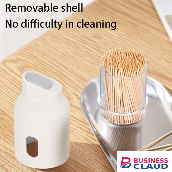 2Pcs Elegant Toothpick Case Waterproof Toothpick Dispenser Dustproof Toothpick Box Plastic Material Toothpick Container Convenient Toothpick Dispenser