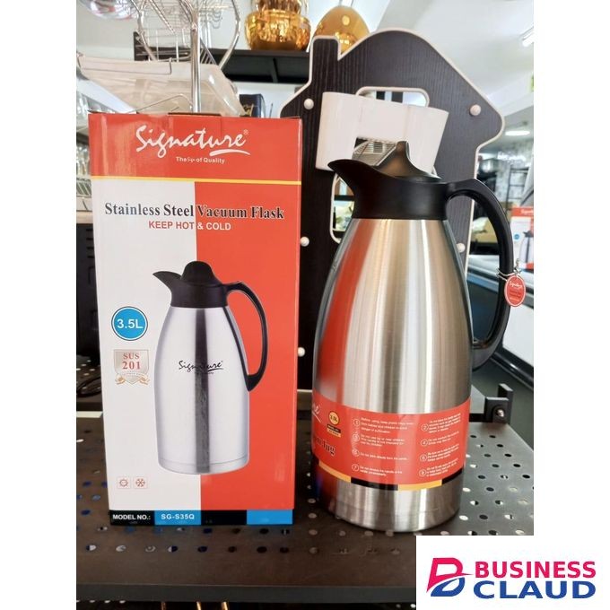 Signature Unbreakable 3.5L Stainless Steel Hot Thermos Flask