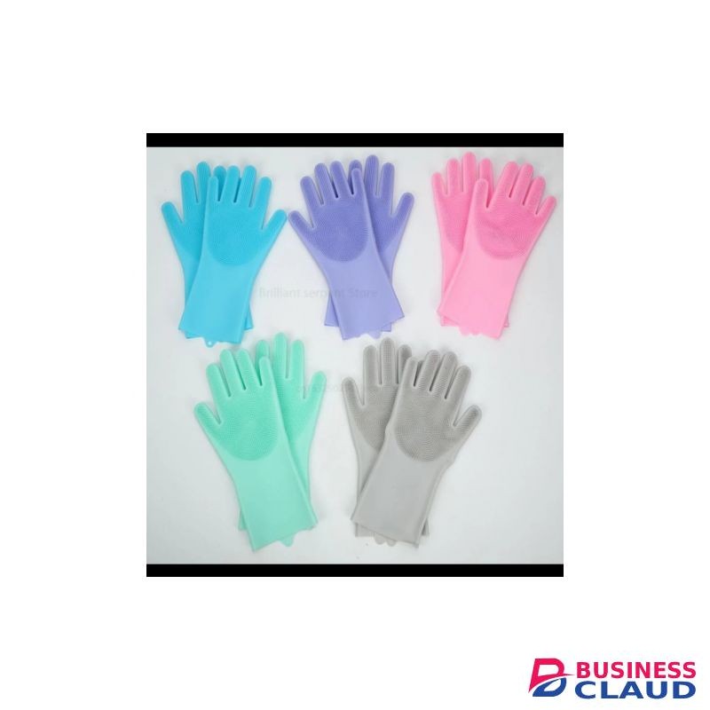 1Pair Silicone Washing Gloves + FREE GIFT