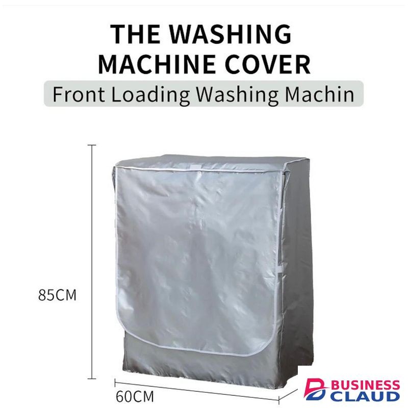 Waterproof/dustproof Washing Machine Cover-front Load-grey
