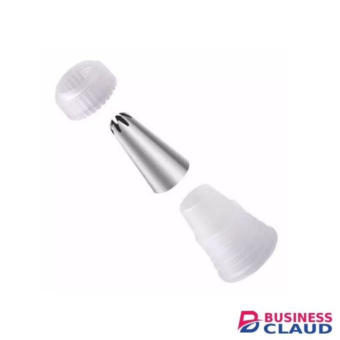 7 Pc Baking Decorating Icing Nozzle Set With A Piping Bag