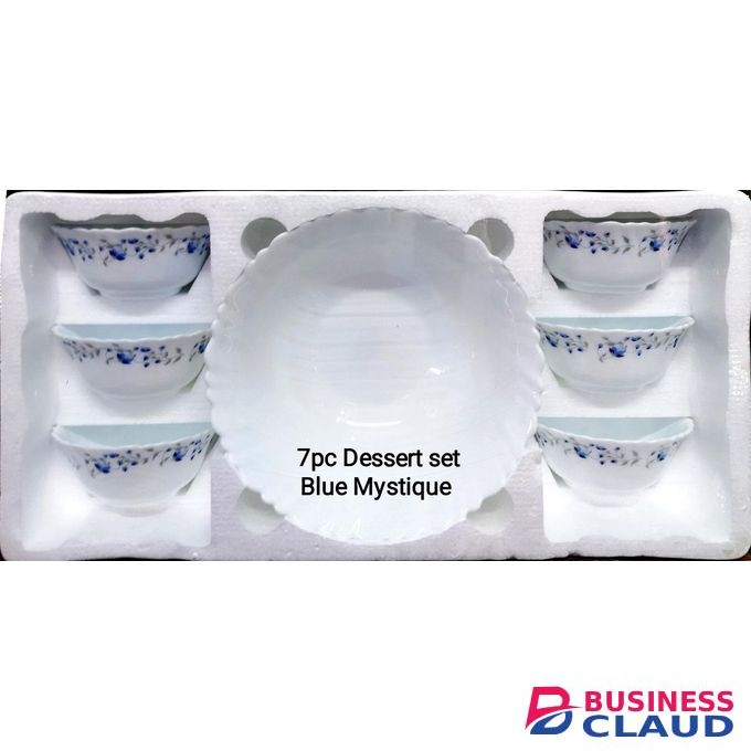 Diva 7 Pcs Mystique Ceramic Dessert Plate Set