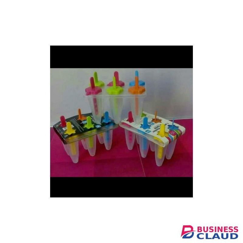 6 In 1 Set Ice Cream Mould Popsicle Maker Box DIY