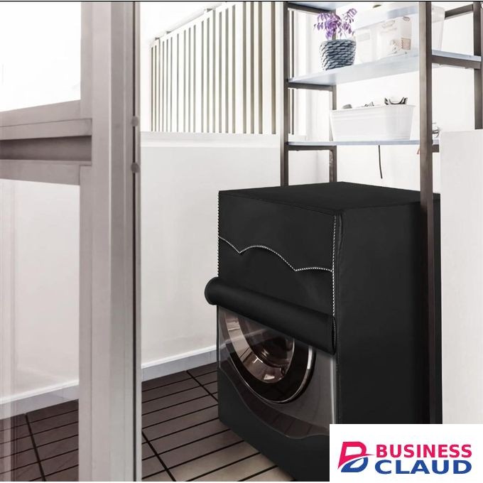 Waterproof/Scratch Resistant /Dustproof/Sunproof Front Load Washing Machine Cover-Black