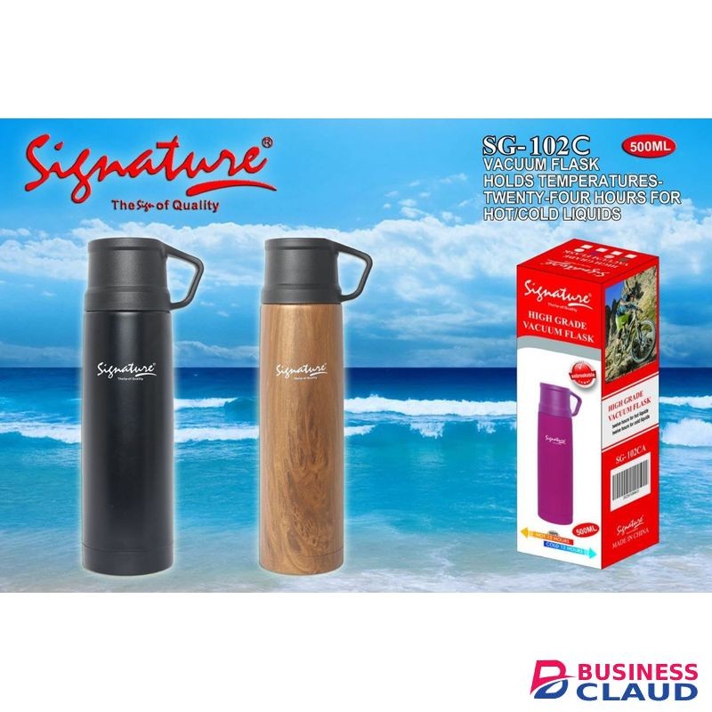 Signature 500ml Stainless Steel Unbreakable -Bottle Vacuum Flask