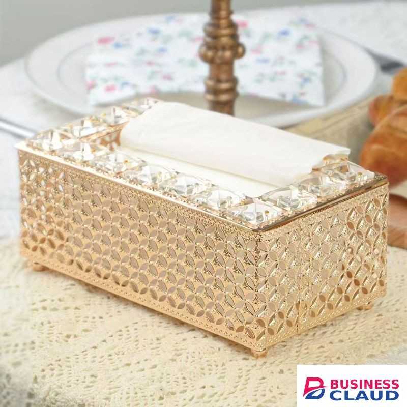 Retro Crystal Serviette Holder