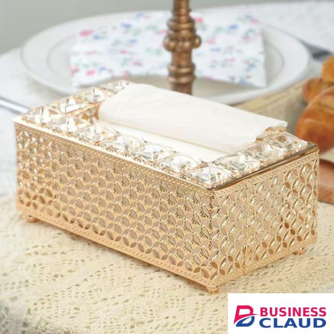 Retro Crystal Serviette Holder