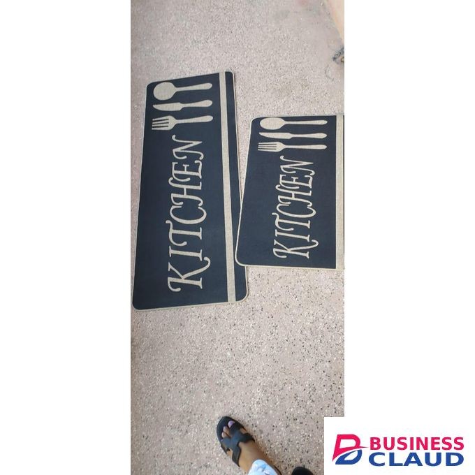 NEWEST ANTISLIP RUBBER KITCHEN MAT- 2pcs