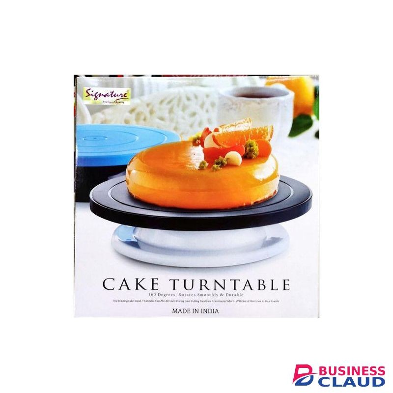 Signature Stunning Plastic Cake Turn Table.