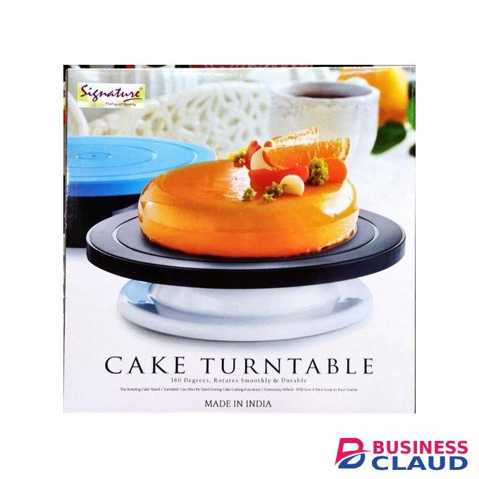 Signature Stunning Plastic Cake Turn Table.