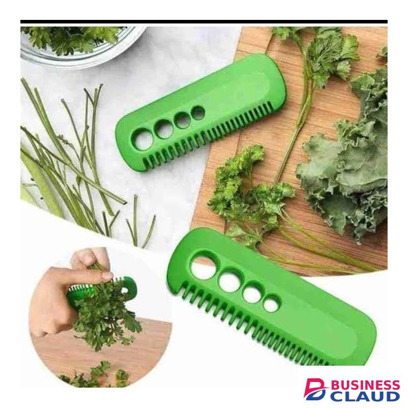 Vegetable peeler stripping comb