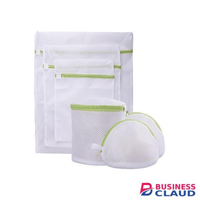 6Pcs Mesh Laundry Bags For Delicates With Zipper Travel Bag