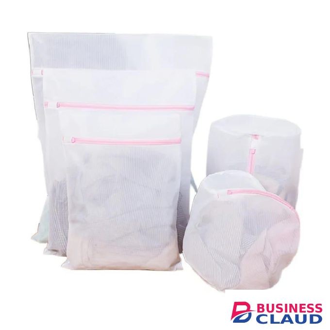 6Pcs Mesh Laundry Bags For Delicates With Zipper Travel Bag
