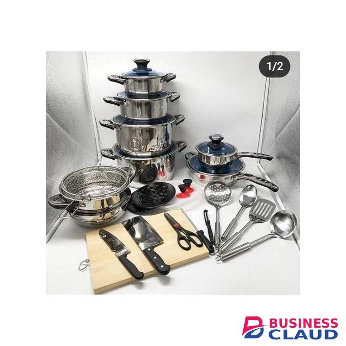 Marwa German Life 30pcs Stainless Cookware Set