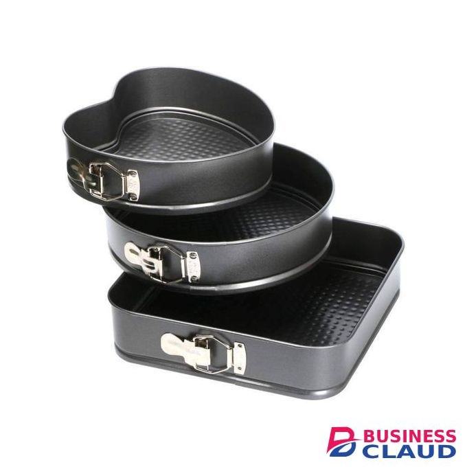 3-shapes Baking Tins