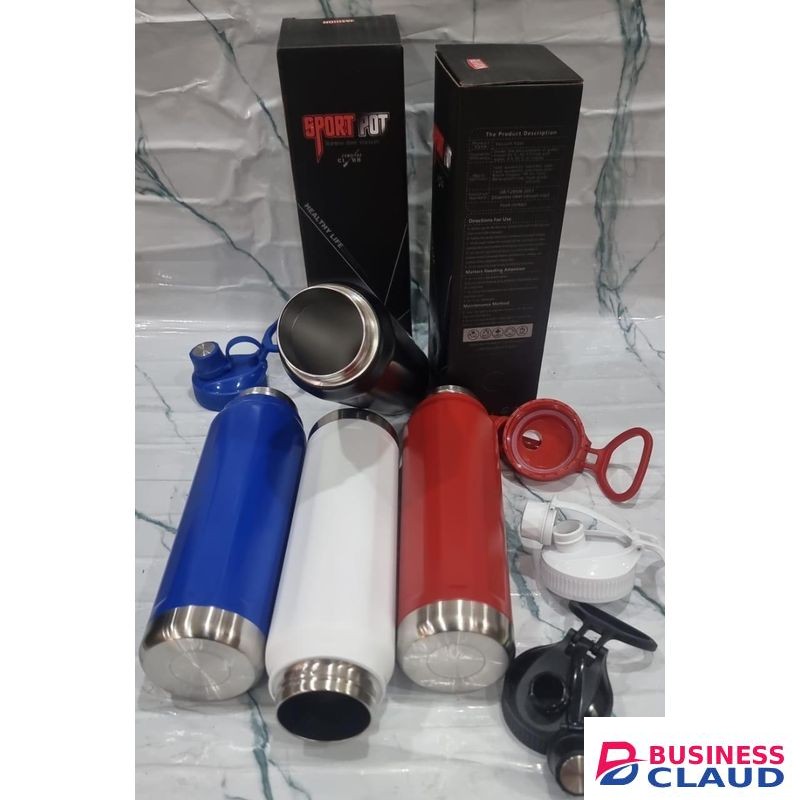 850ml Stainless Steel Thermos Sport Pot - Camping Club