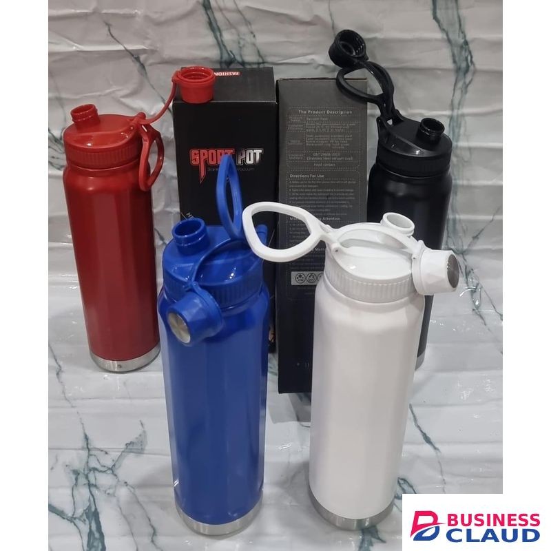 850ml Stainless Steel Thermos Sport Pot - Camping Club