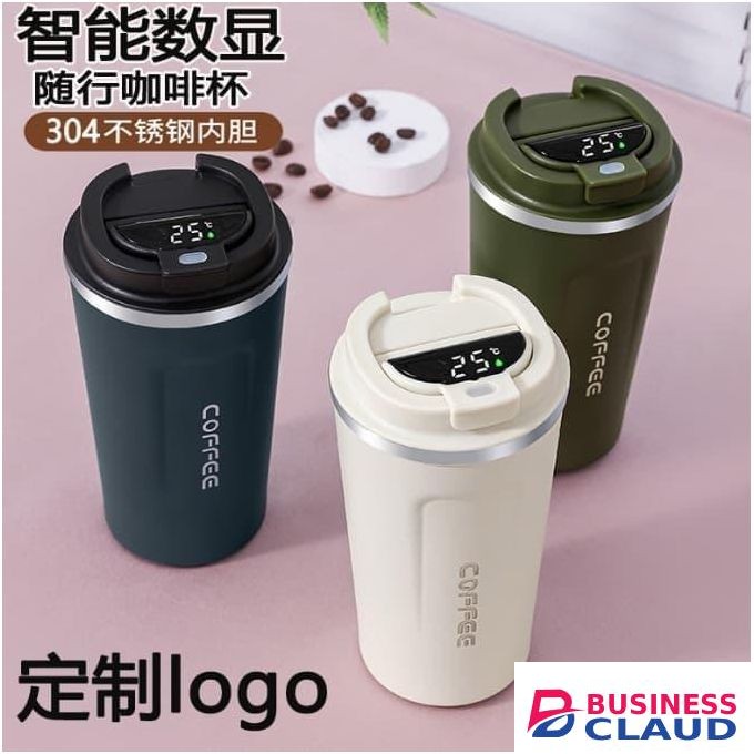 Smart Temperature Display Coffee Cup