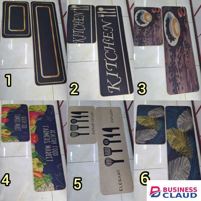 2pcs kitchen mats