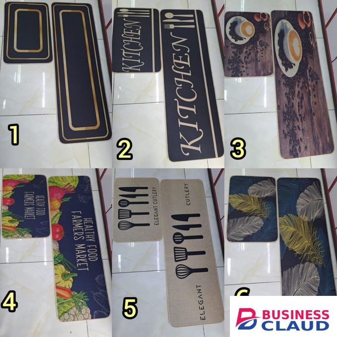 2pcs kitchen mats