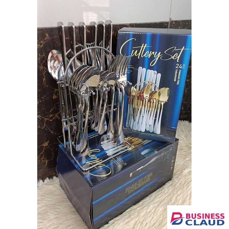 AMAZING 24 pcs stainless cutlery sets