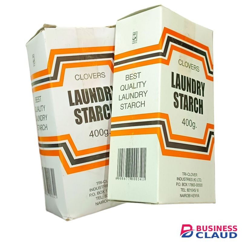 Clovers 2X Laundry Starch For REDUCING CREASES EASIER IRONING + LONGER LASTING IRONING LINES COLOUR PROTECTION SOFTER CLOTHES