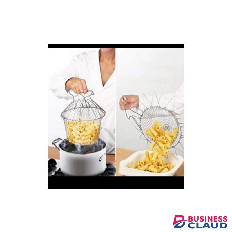 Multipurpose Stainless Steel Foldable Cooking Chef Basket