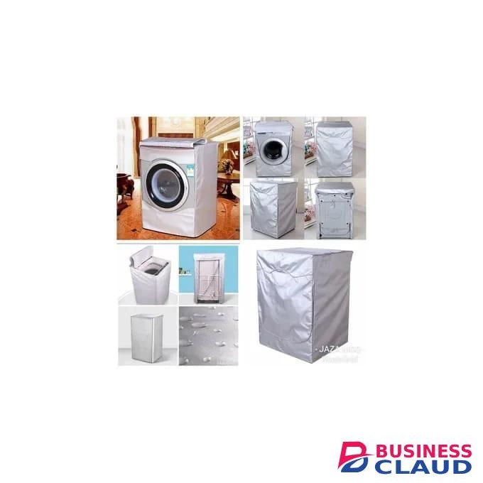 Washing Machine Cover Front Load Sunproof Waterproof Zipper Style 85×64×65cm Fits Up To 10kg