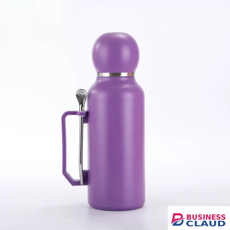 Capacity 1300ML Stainless Steel Water Bottles Tumbler Vacuum Insulated Tumbler Cups Thermos Flask Sport Water Bottle purple