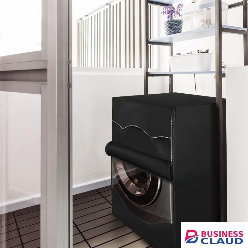 *Front load washing machine cover black -Sunproof/waterproof , Black Colour -No zipper -Size85*65*60