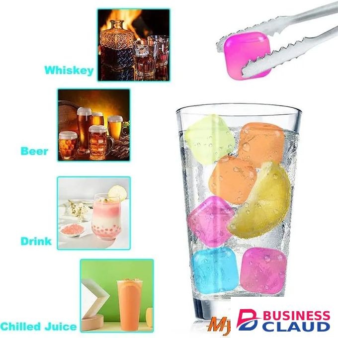 20pcs Reusable Silicone Ice Cubes