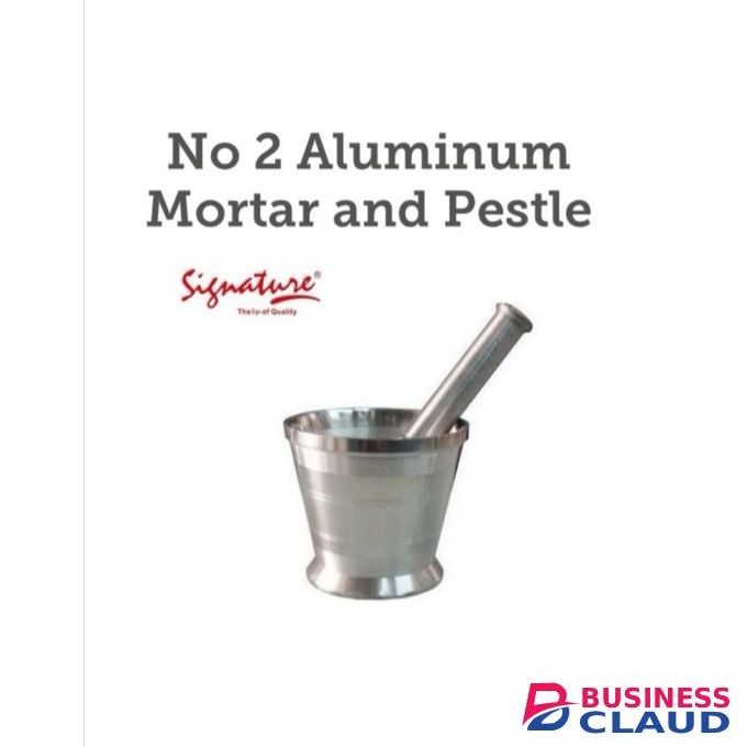 Signature Manual Heavy Aluminum Mortar And Pestle