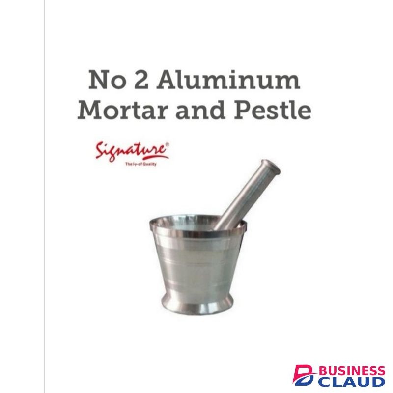 Signature Manual Heavy Aluminum Mortar And Pestle