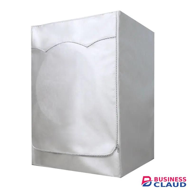 Waterproof/dustproof Washing Machine Cover-front-grey
