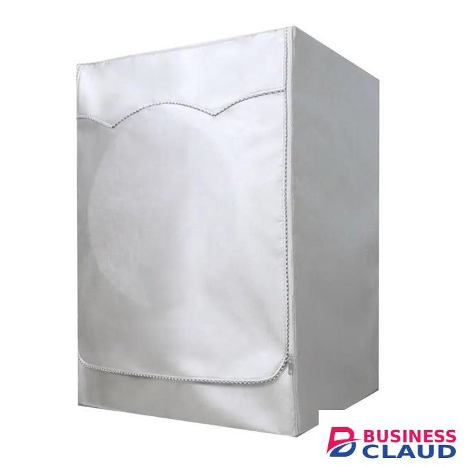 Waterproof/dustproof Washing Machine Cover-front-grey