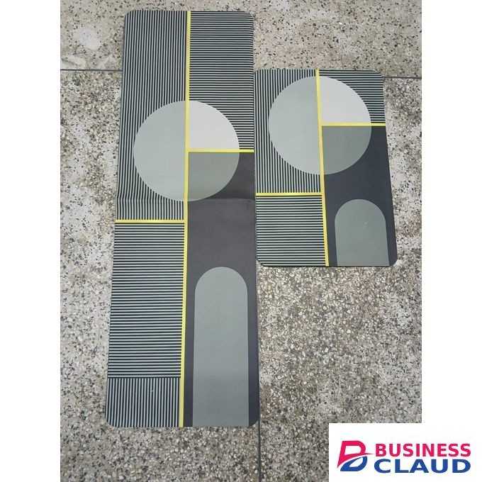 2pcs rubber underside kitchen mats