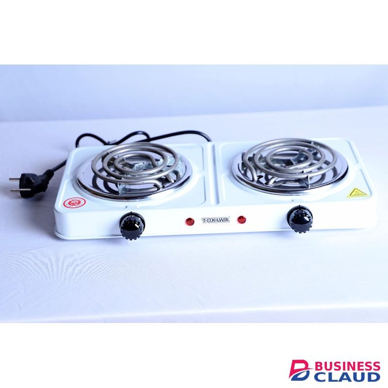 TOKIWA Portable Electronic Stainless Steel Double Hot Plate Burner
