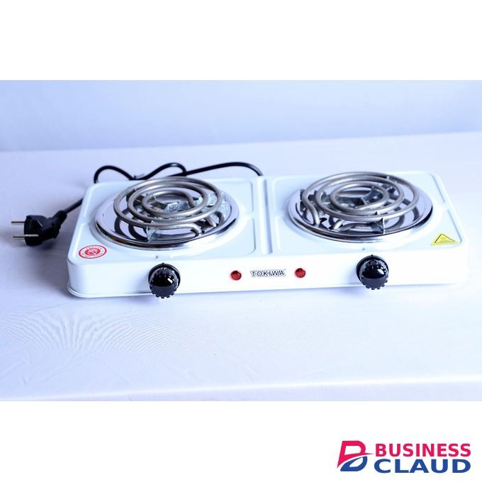 TOKIWA Portable Electronic Stainless Steel Double Hot Plate Burner